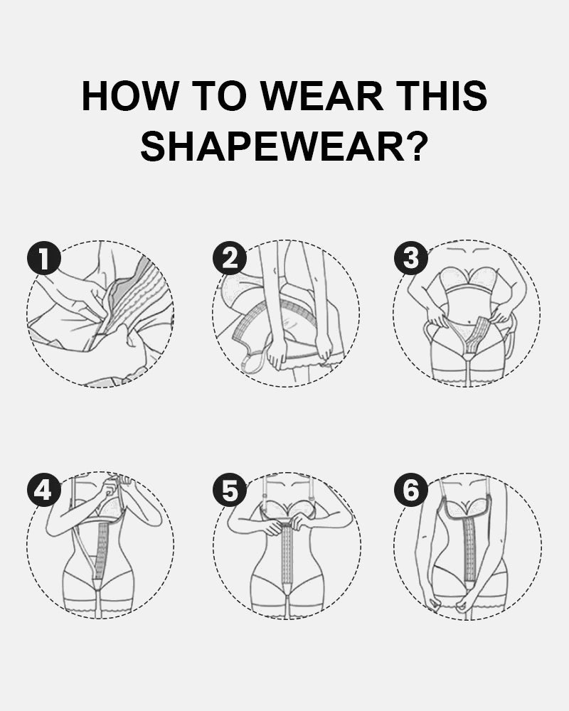 Double Compression Colombian Postpartum Full Body Faja - Medical-Grade