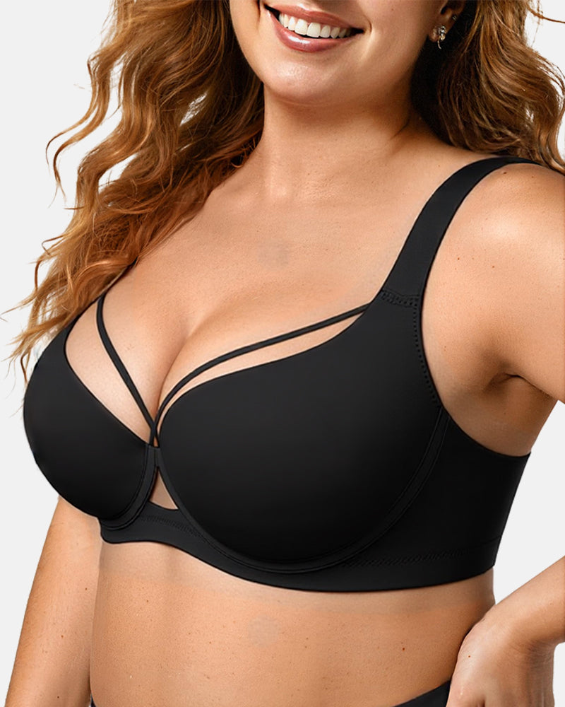 SculptLift™ Seamless Push-Up Deep V Bra
