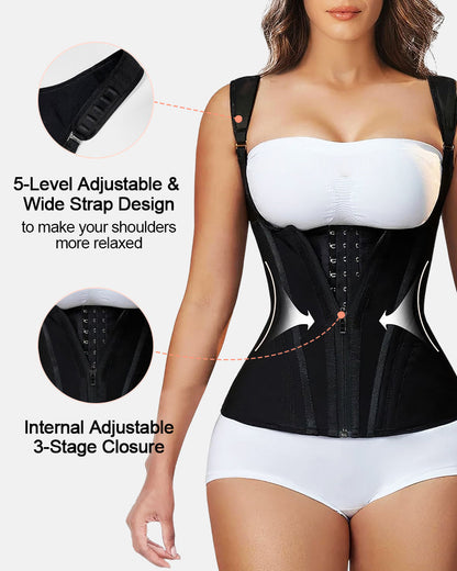 Double-Layer Tummy Control Hourglass Waist Trainer Corset