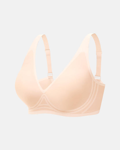 Seamless Deep V Push-Up Wireless Bra