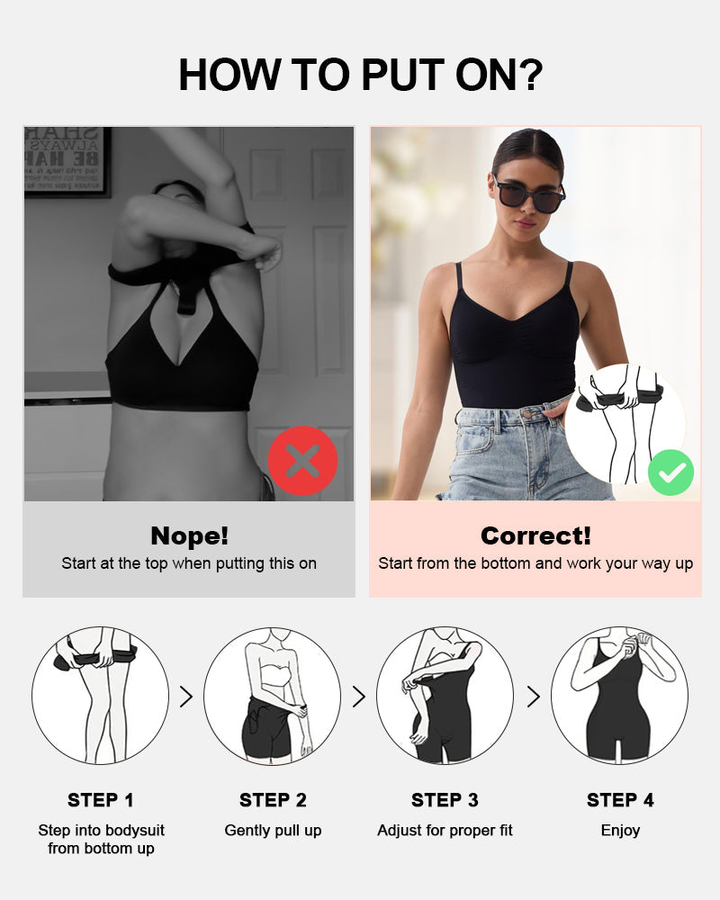 Tummy-Control Butt-Lifter Shapewear Bodysuit