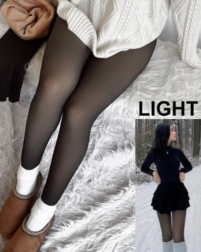 Warm Fleece Tights Slim Fit Tummy Control For Every Skin Tone