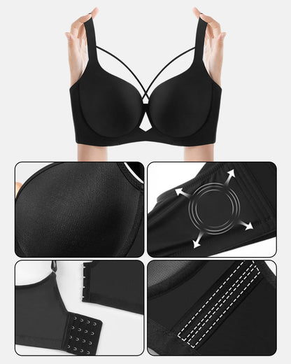 SculptLift™ Seamless Push-Up Deep V Bra