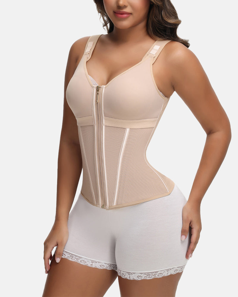 Double-Layer Tummy Control Hourglass Waist Trainer Corset
