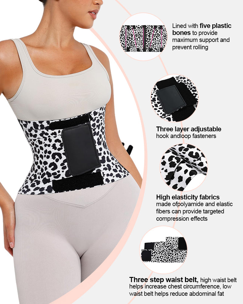 Triple Wrap Tummy Control No-Slip Waist Trainer Belt