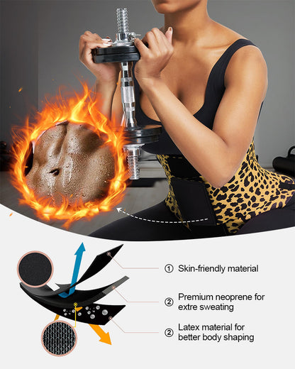 Triple Wrap Tummy Control No-Slip Waist Trainer Belt