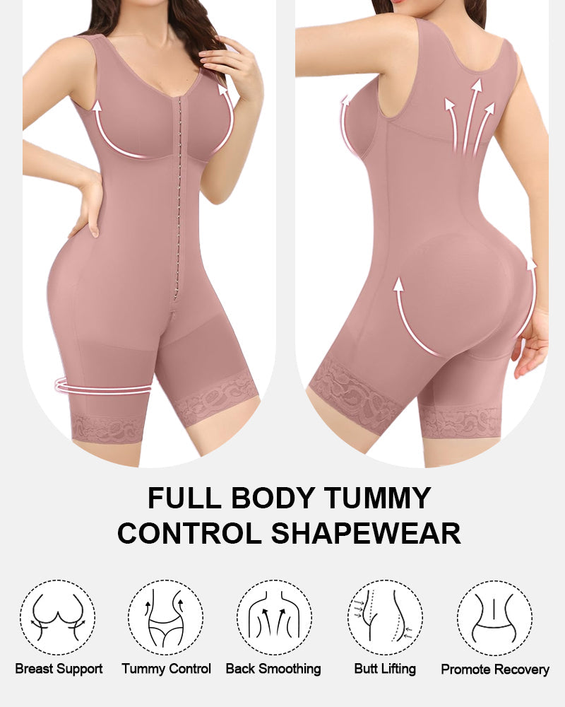 Colombian Tummy Control Postpartum Full Body Faja – Medical-Grade