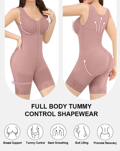 Colombian Tummy Control Postpartum Full Body Faja – Medical-Grade