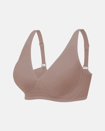 Seamless Deep V Push-Up Wireless Bra