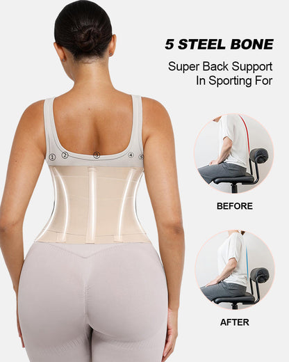 Triple Wrap Tummy Control No-Slip Waist Trainer Belt