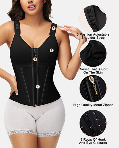 Double-Layer Tummy Control Hourglass Waist Trainer Corset