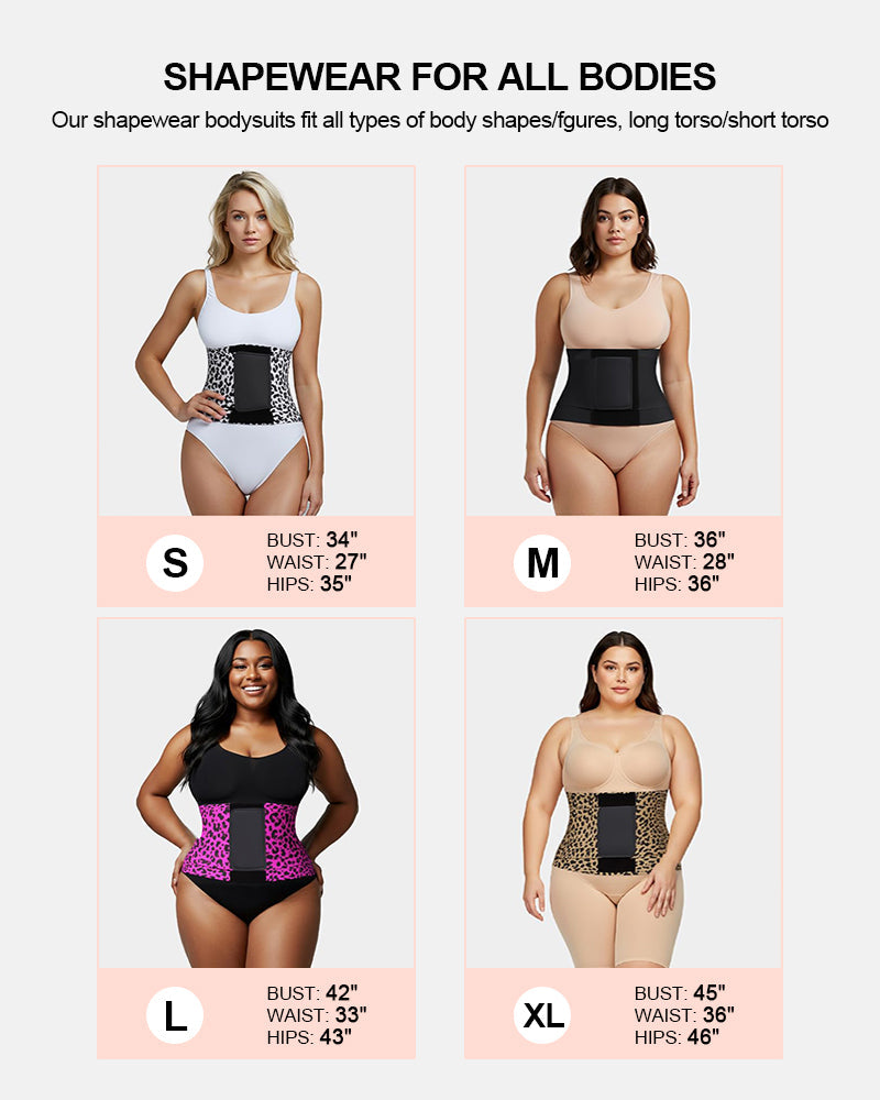 Triple Wrap Tummy Control No-Slip Waist Trainer Belt