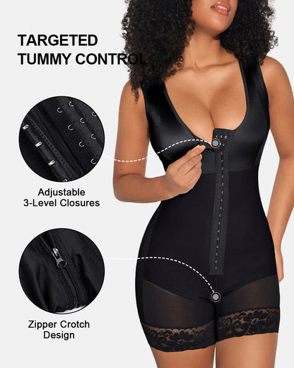 Colombian Tummy Control Postpartum Full Body Faja – Medical-Grade