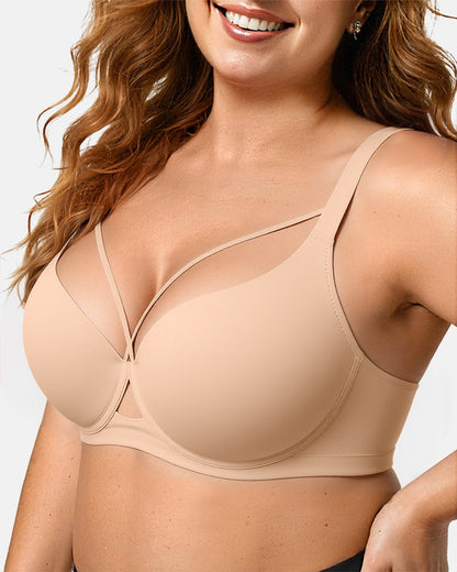 SculptLift™ Seamless Push-Up Deep V Bra