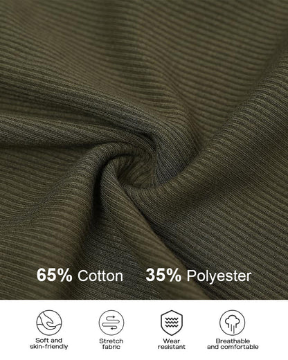 Ribbed Tank Top with Built-in Bra and Pads